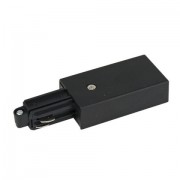 Artecta Feed-in connector black 1-circuit track IP20