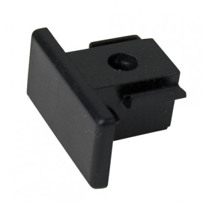 Artecta Endcap black 1-circuit track IP20