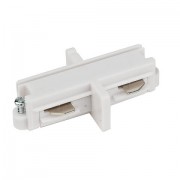 Artecta Straight connector white 1-circuit track IP20