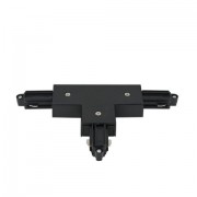 Artecta Right T-connector black 1-circuit track IP20