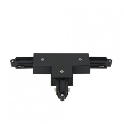 Artecta Right T-connector black 1-circuit track IP20
