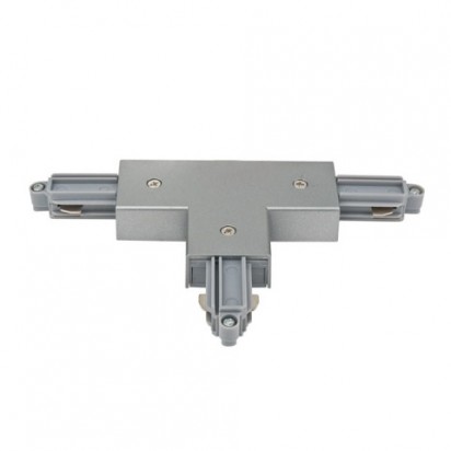 Artecta Right T-connector silver 1-circuit track IP20