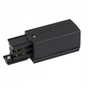 Artecta Right feed-in connector Black 3-circuit track IP20