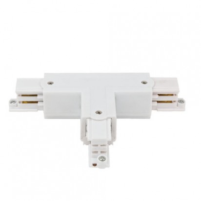 Artecta Right T-connector White 3-circuit track IP20