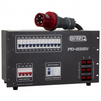 Briteq PD-63SH/FRA-BEL Power Distributor 63A / HARTING+SOCAPEX (FRA-BEL)