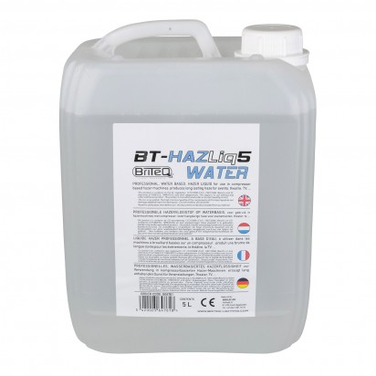 Briteq BT-HAZLIQ5 WATER Hazer fluid, water based - 5L canister