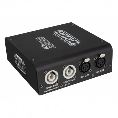 Briteq DS123-RDM DMX-splitter with RDM 1in/2out XLR3p + PowerCON