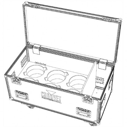 Chauvet 6-WAY Case for Colorado 2 Quad Zoom