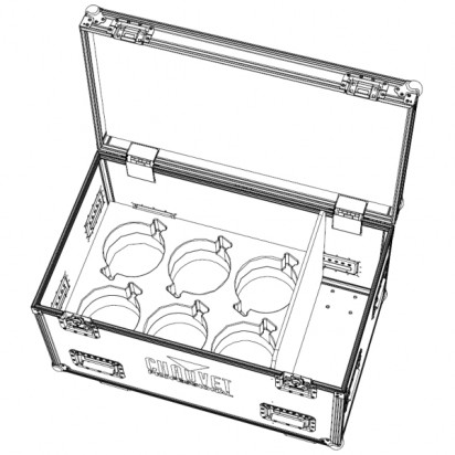 Chauvet 6-Way Case for Colorado 1QS (104607)