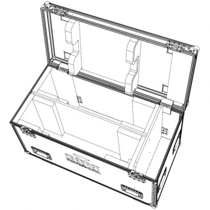 Chauvet 2-Way Case for Onairpanel2IP + barndoor and Pole Yoke