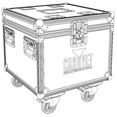 Chauvet 8- Way Case for Ovation Cyc 1FC