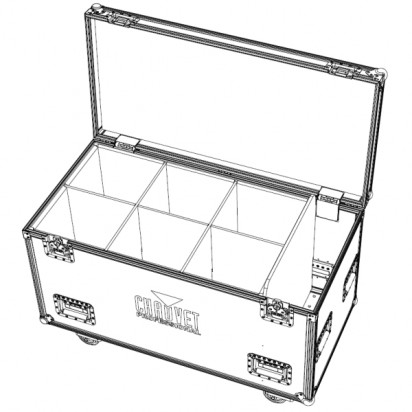 Chauvet 6-Way Case for Ovation F265WW