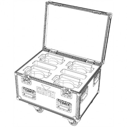 Chauvet 4-Way Case for Rogue R1 Wash
