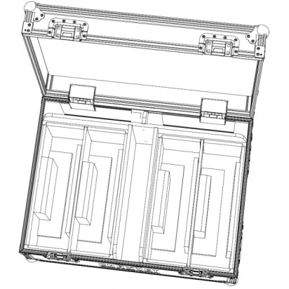 Chauvet 4-Way Case for Well Panel
