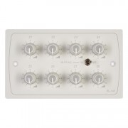Cloud RL-1x8W Remote Level Control Plate for 8 zones. White Type: 2 Gang UK