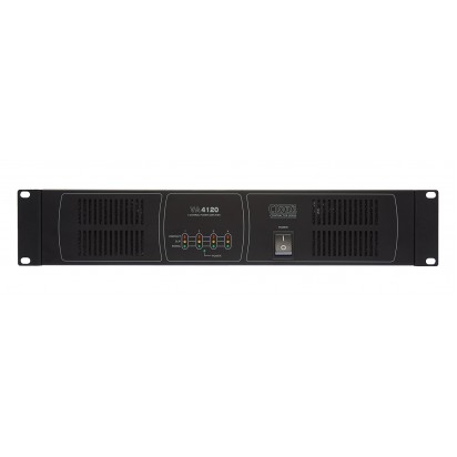 Cloud VA4120 2U Installer Amp. 4 Outputs, 4 Line Inputs, 4 x 120W, 4 ohm or 100V Output