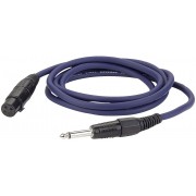 DAP 6mtr Jack/XLR-F 2x1,5mm² Speakercable