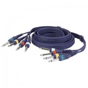 DAP 4 Jack/4 Jack Effectcable 1,5m Line/Instrumentcable