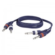 DAP 2 Mono Jack/2 Mono Jack 6mtr Line/Instrumentcable