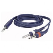 DAP Stereo Jack/2 Mono Jack  6 mtr Line/Instrumentcable