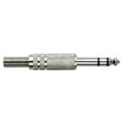 DAP Jackplug 6.3mm Stereo Nickel with Spring