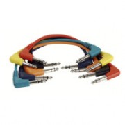 DAP Stereo Patch Cable 30cm Hookedplugs Six Colour Pack