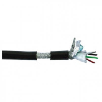 DAP Dig-Quad 4 Pole DMX Cable Black 100m spool