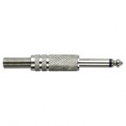 DAP Jackplug 6.3mm Mono Nickel with Spring