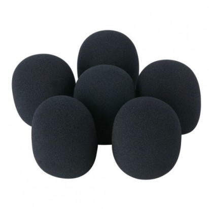 DAP DWS-66 Microphone windscreens set 6 PCS Black