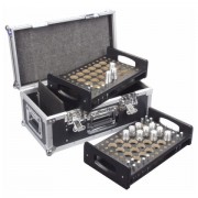 Flightcase for 48 Conical Adaptors with Conical Pins