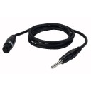 DAP 3 mtr XLR F/Jack Mono Black