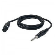 DAP 6 mtr XLR F/Jack Mono Black