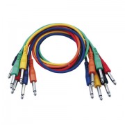 DAP Mono Patch Cable 30cm - Straight Connectors Six Colour Pack