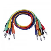 DAP Mono Patch Cable 60cm - Straight Connectors Six Colour Pack