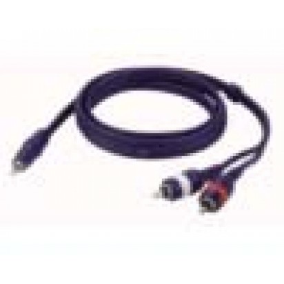 DAP Stereo Mini Jack/2 RCA 6 mtr Line/Instrumentcable