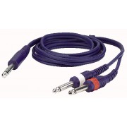 DAP Stereo Jack/2 Mono Jack 3 mtr Line/Instrumentcable