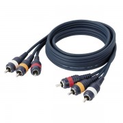 DAP 2xRCA+1xRCA Digital cable 3m