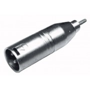 Adapter XLR M/RCA M