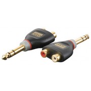 3p Jack M/2x RCA F adapter