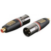 3p XLR M/ RCA F adapter