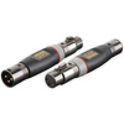 3p XLR M/ 3p XLR F phase rev. adapter