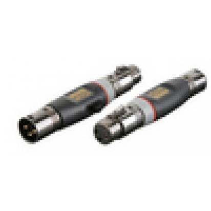 3p XLR M/ 3p XLR F phase rev. (switch) adapter