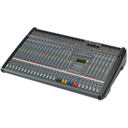 Dynacord POWERMATE 2200-3  / 100-240V Power Mixer, 18 Mic/Line + 4 Mic/Stereo Line Channels, 6xAUX,