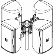 AB-ZE Array bracket assembly for two or four ZX1 or EVID units