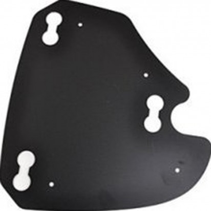 EV MP1-B Single Mounting Plate for ZX1, black. Includes spacers and detachable hang points.