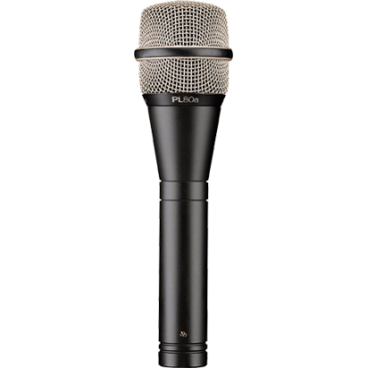 EV PL80a Vocal Microphone, Dynamic, Supercardioid, ultra low noise