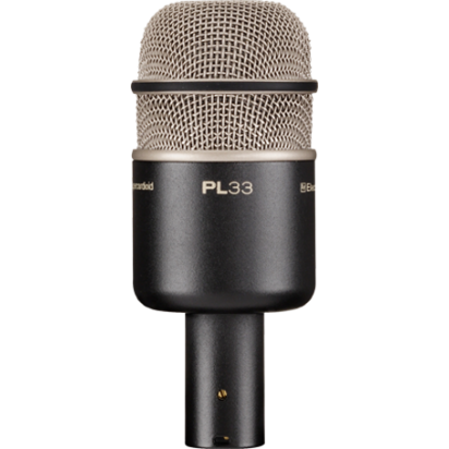 EV PL33 Kick-Drum Microphone, Dynamic, Supercardioid