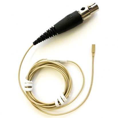 EV RE97LTX BEIGE Ultraminiature Condenser Lavalier Mic, Omnidirectional