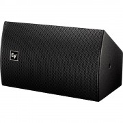 EVU-1082/95-BLK Single 8 inch Two-Way black