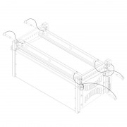 EV XLD-GRID-FGW XLD-GRID-FGW, WEATHERIZED, white
